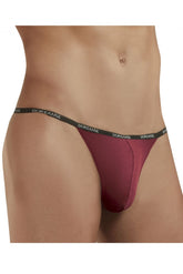 Doreanse 1330-BRD Gerippter Modal T-String Farbe Bordeaux